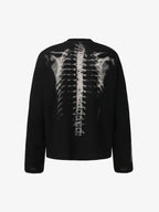 Skeleton Print T-shirt 