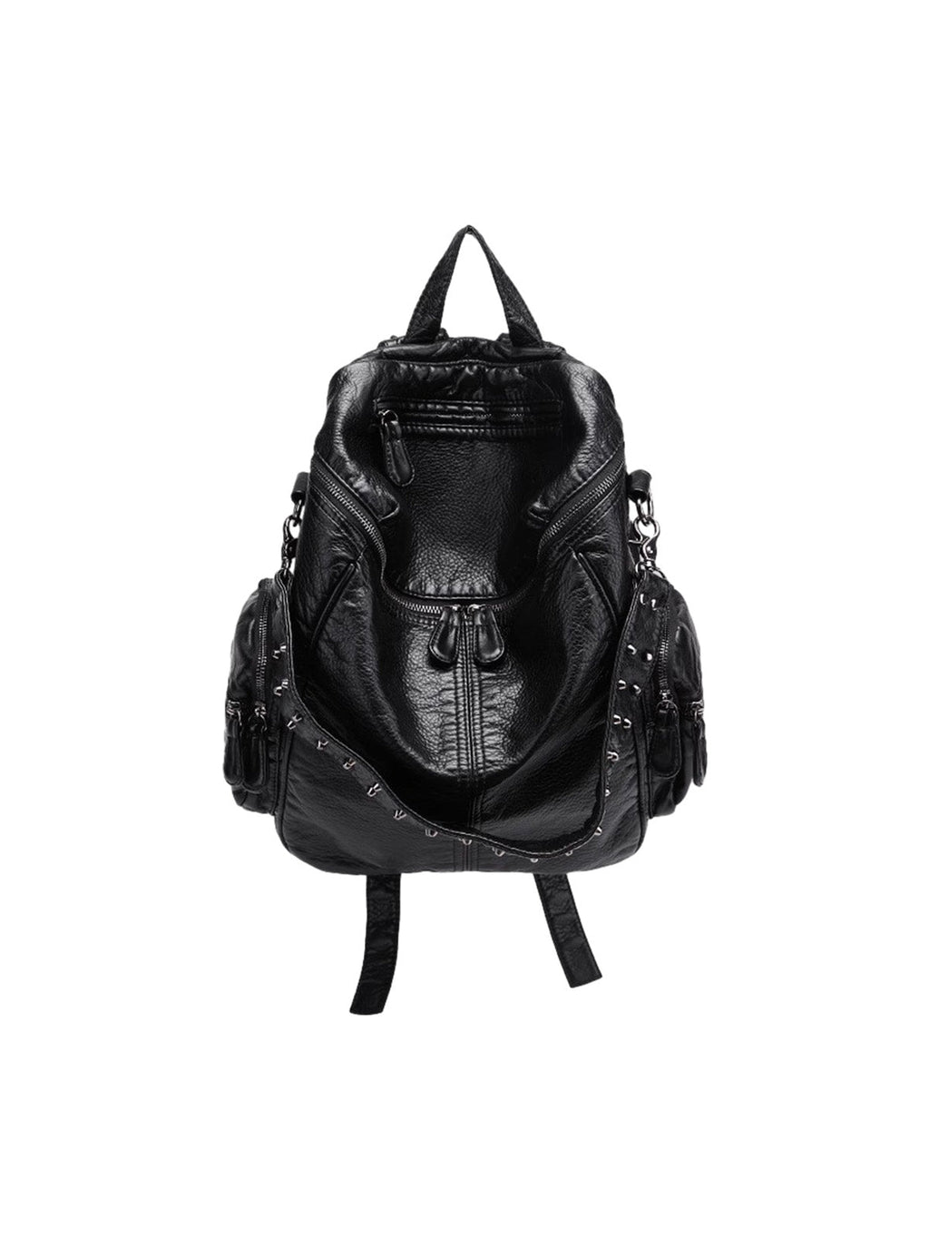 Studded Metallic Backpack 