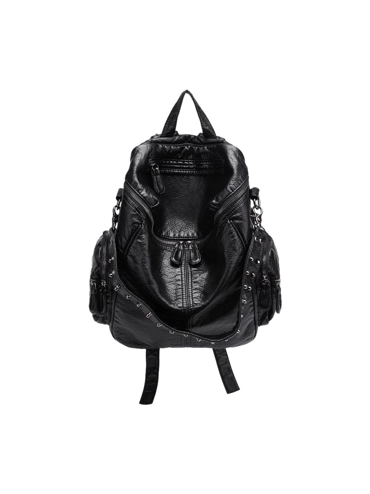 Studded Metallic Backpack 