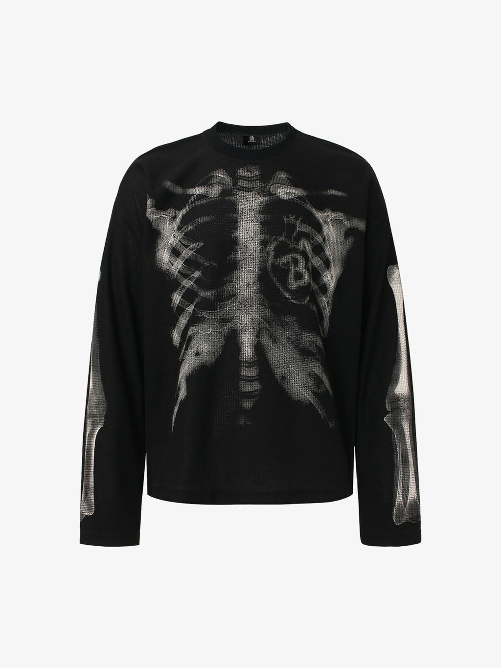 Thesupermade Skeleton Print Long-sleeved T-shirt 
