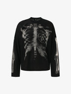 Thesupermade Skeleton Print Long-sleeved T-shirt 