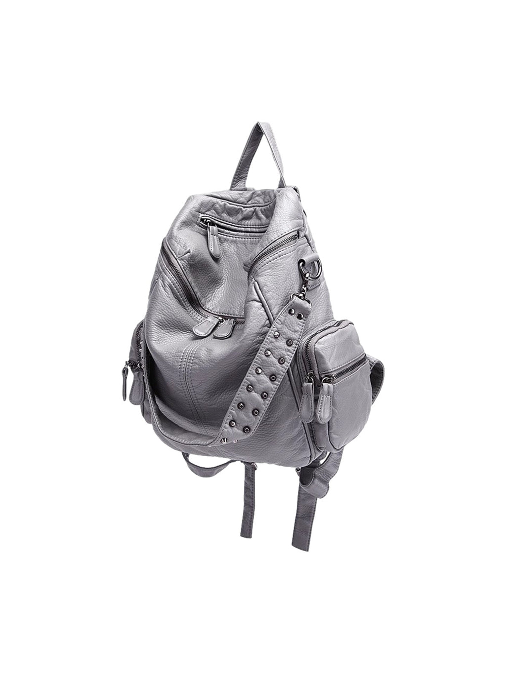 Studded Metallic Backpack 