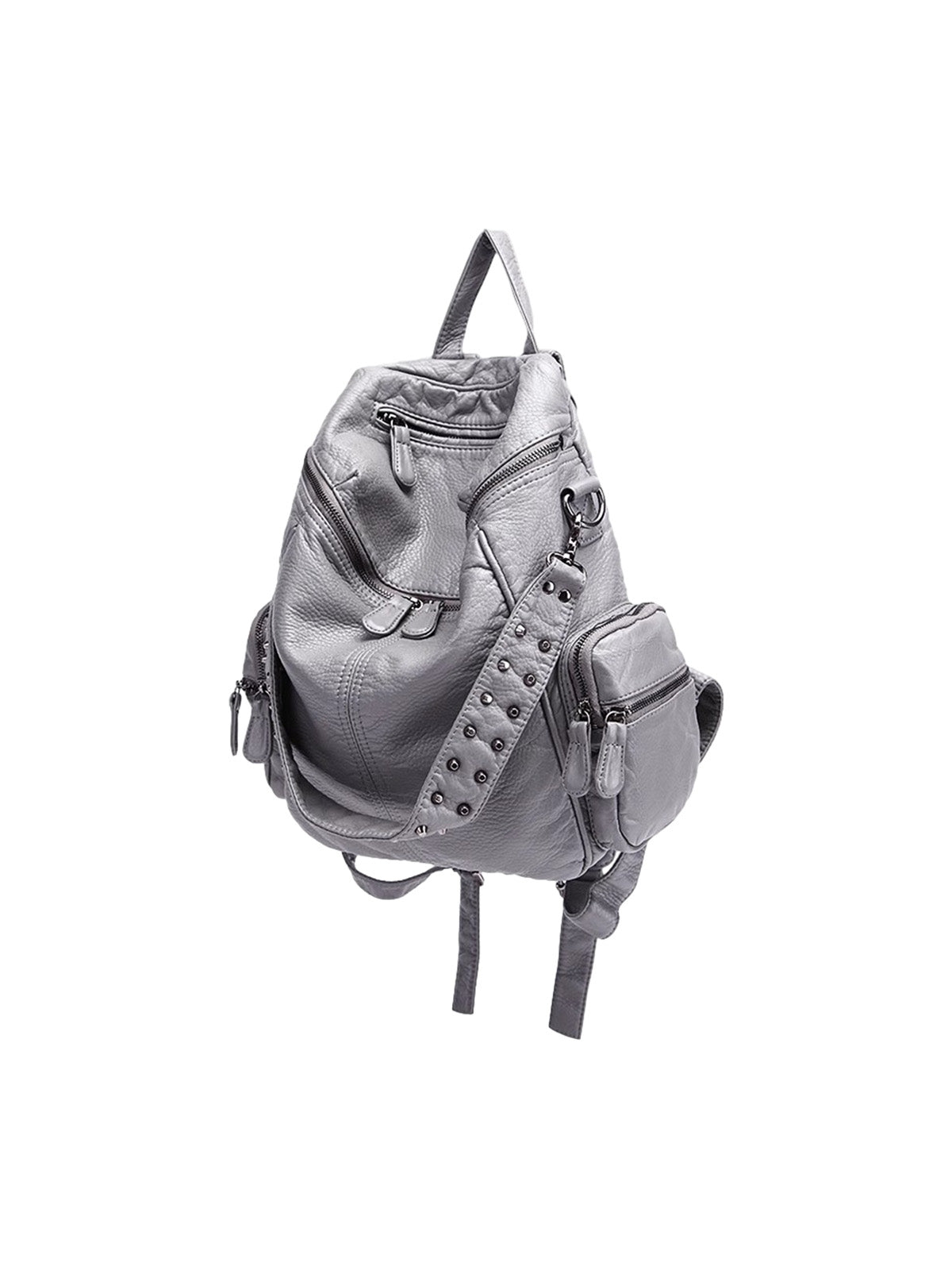 Studded Metallic Backpack 