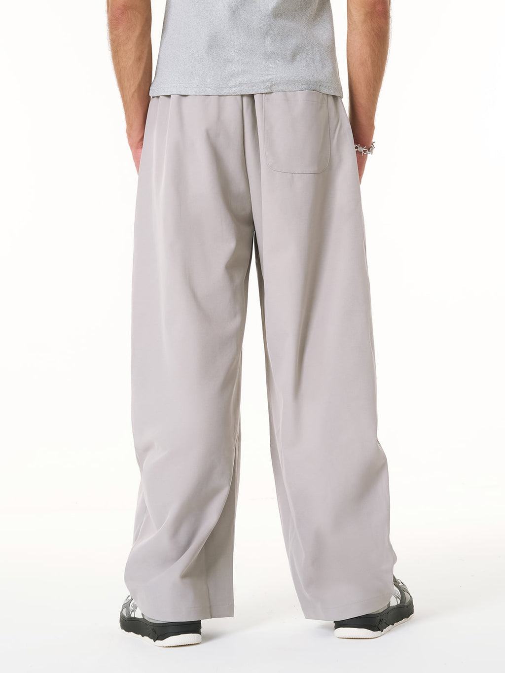 Pleated Belted Machete Track Pants 