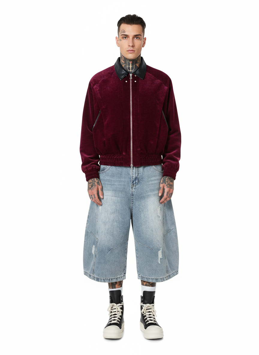 Retro Velvet Luxury Lapel Jacket 