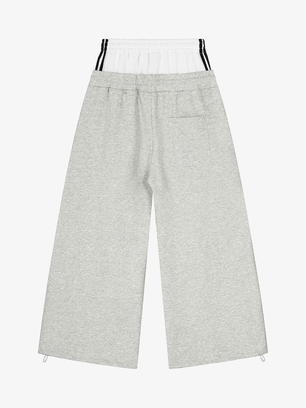 Stylish Wide-Leg Trousers with Contrast Waistband for Everyday Wear 