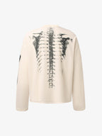 Thesupermade Skeleton Print Long-sleeved T-shirt 