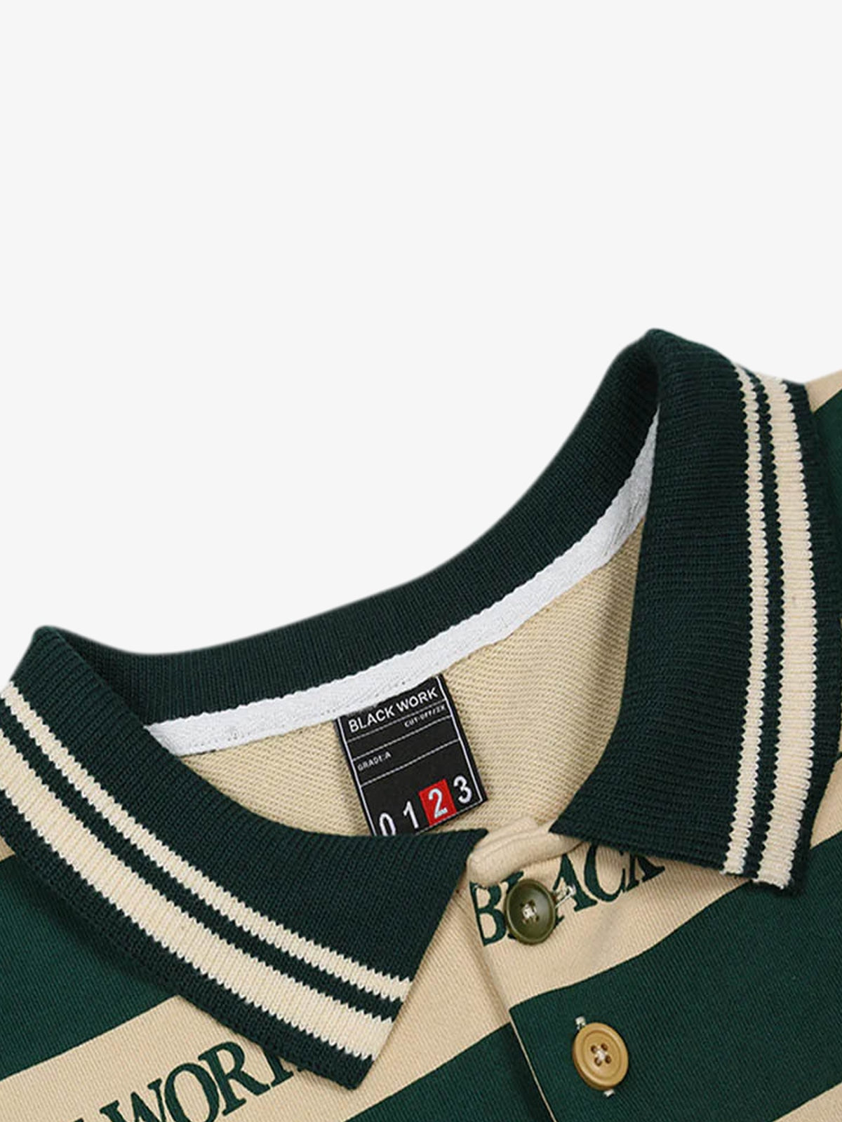 Retro Typography Polo Tee -1252 