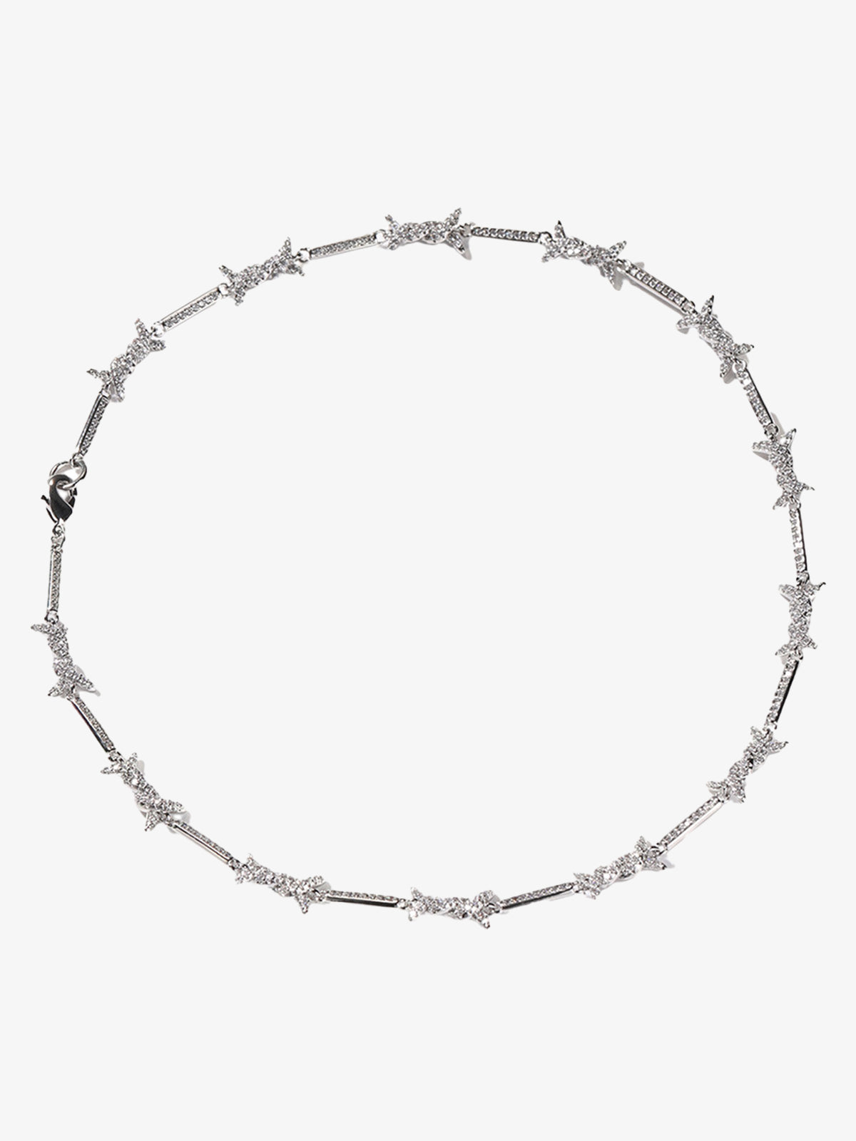 Zircon Thorn Copper Necklace 