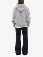 Thesupermade Washed Splicing Hoodie - 1985 
