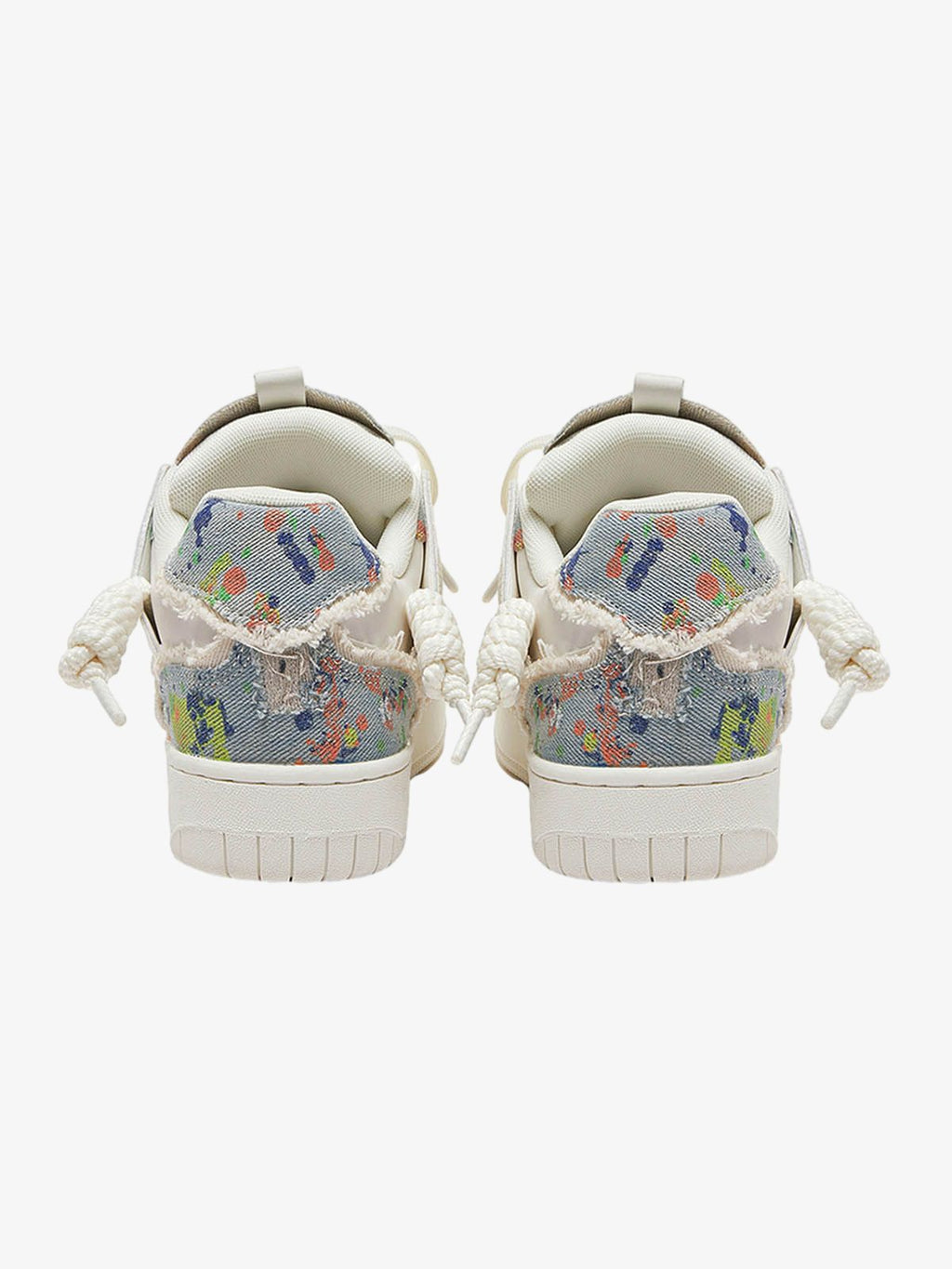 Destruction Series Tassel Contrast Color Sneakers - 2356 