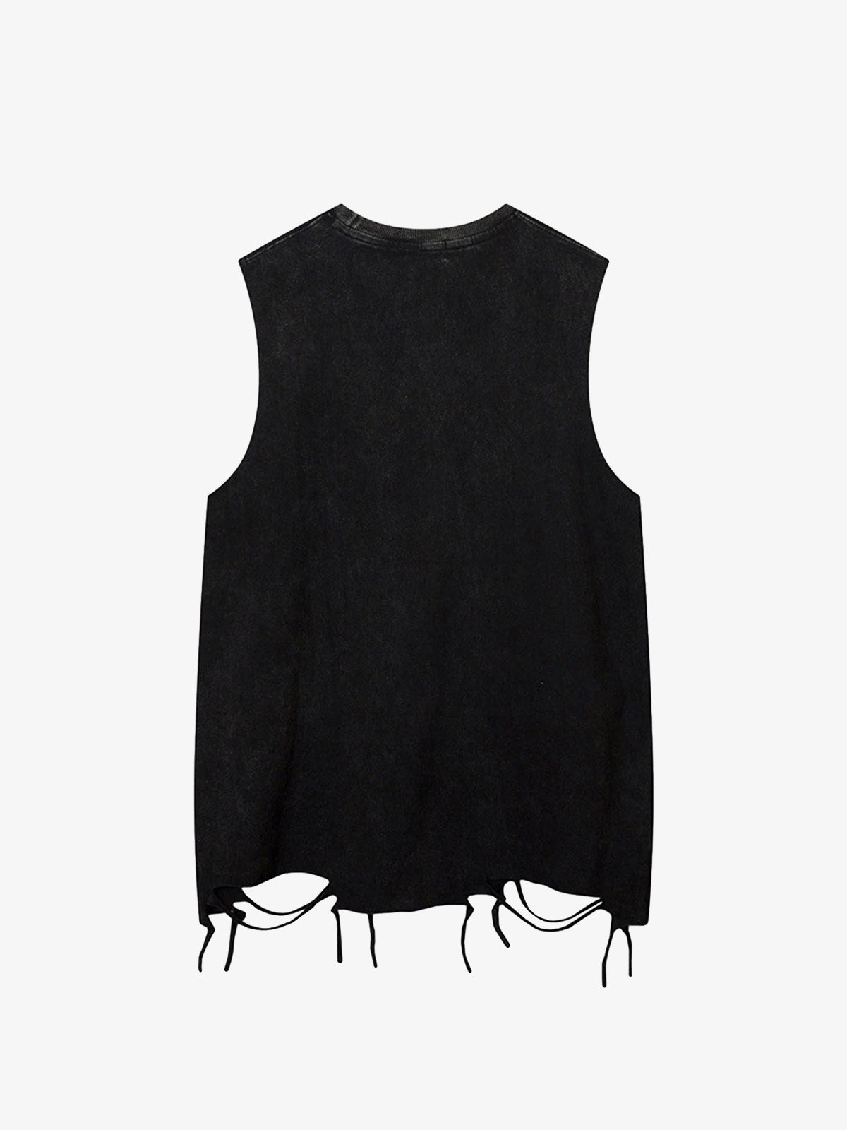 Thesupermade Vintage Necklace Star Print Hip-hop Tank Top - 2070 
