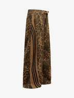 Thesupermade Cheetah Print Suede Tracksuit - 2277 