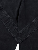Deconstructed Split Pleated Pocket Cargo Jeans 