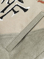 Thesupermade Graffiti Patchwork Lapel Denim Jacket - 2224 