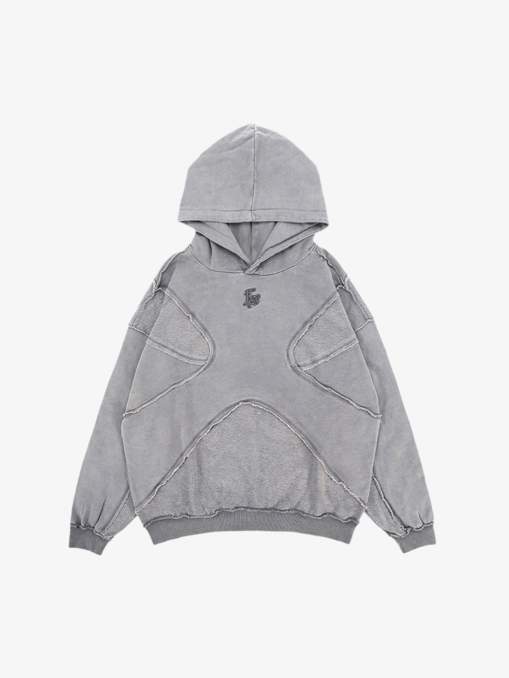 Thesupermade Washed Splicing Hoodie - 1985 
