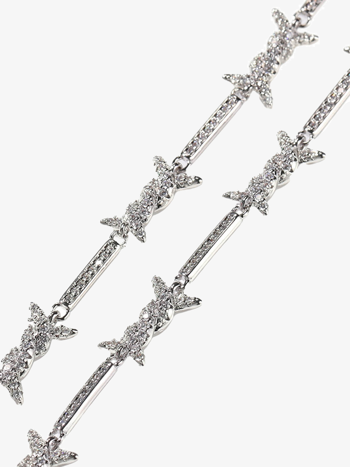 Zircon Thorn Copper Necklace 