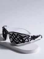 Futuristic Wavy Frame Sunglasses 
